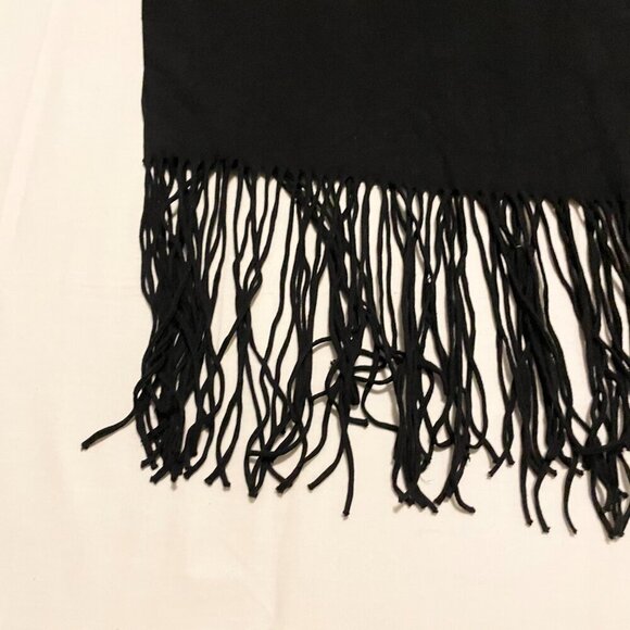 Forever 21 Biker Fringed Crop Tshirt Womens Size Small Motorcycle Shirt - Picture 15 of 15